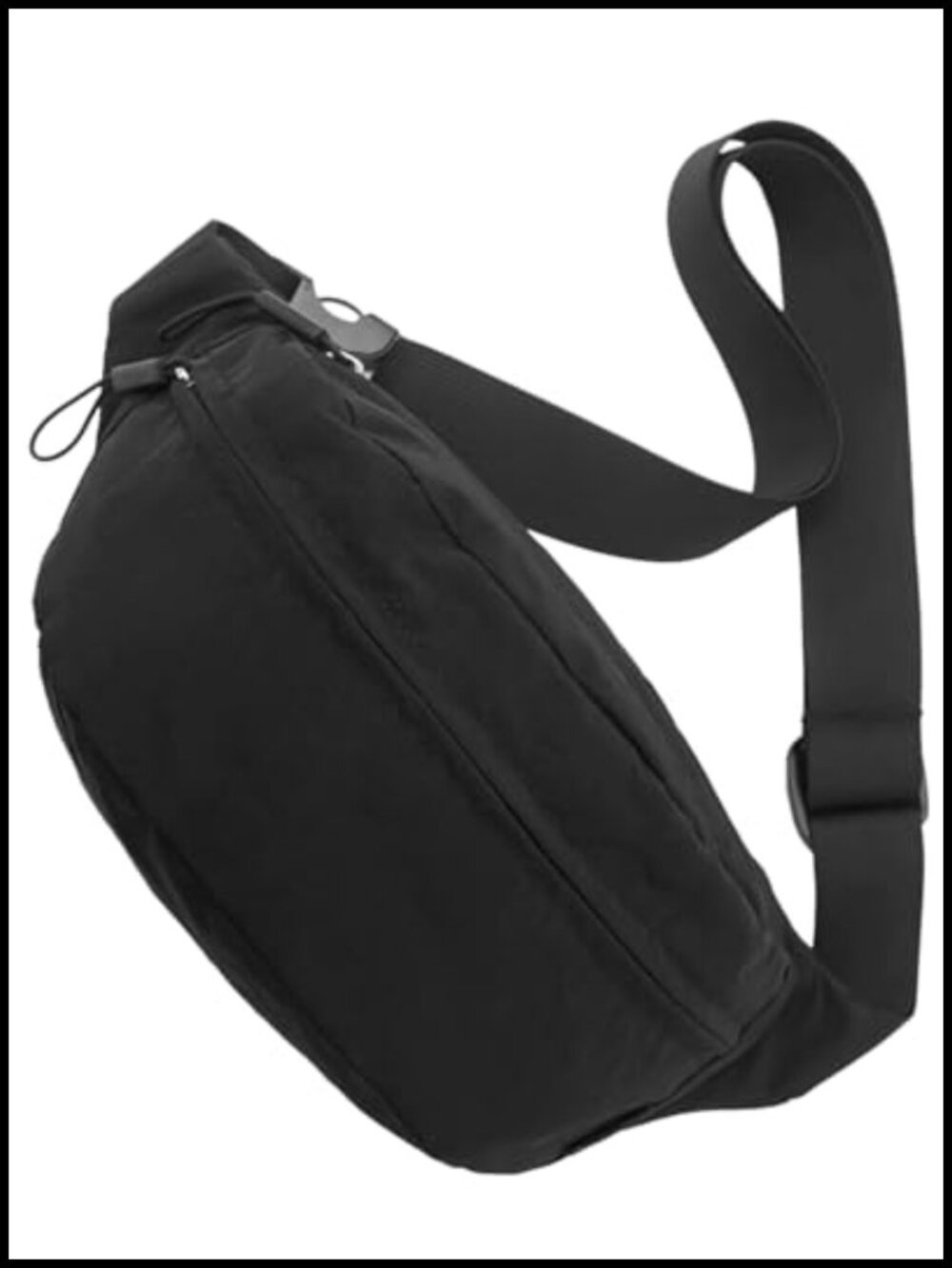 Water-Resistant Nylon Fanny Pack Belt Bag Adjustable Strap Crossbody